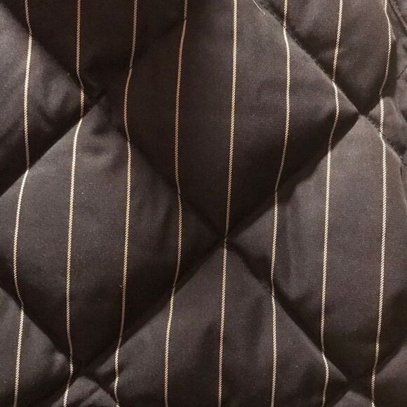 J Crew Navy & White Pinstripe Excursion Vest - Picture 4 of 5